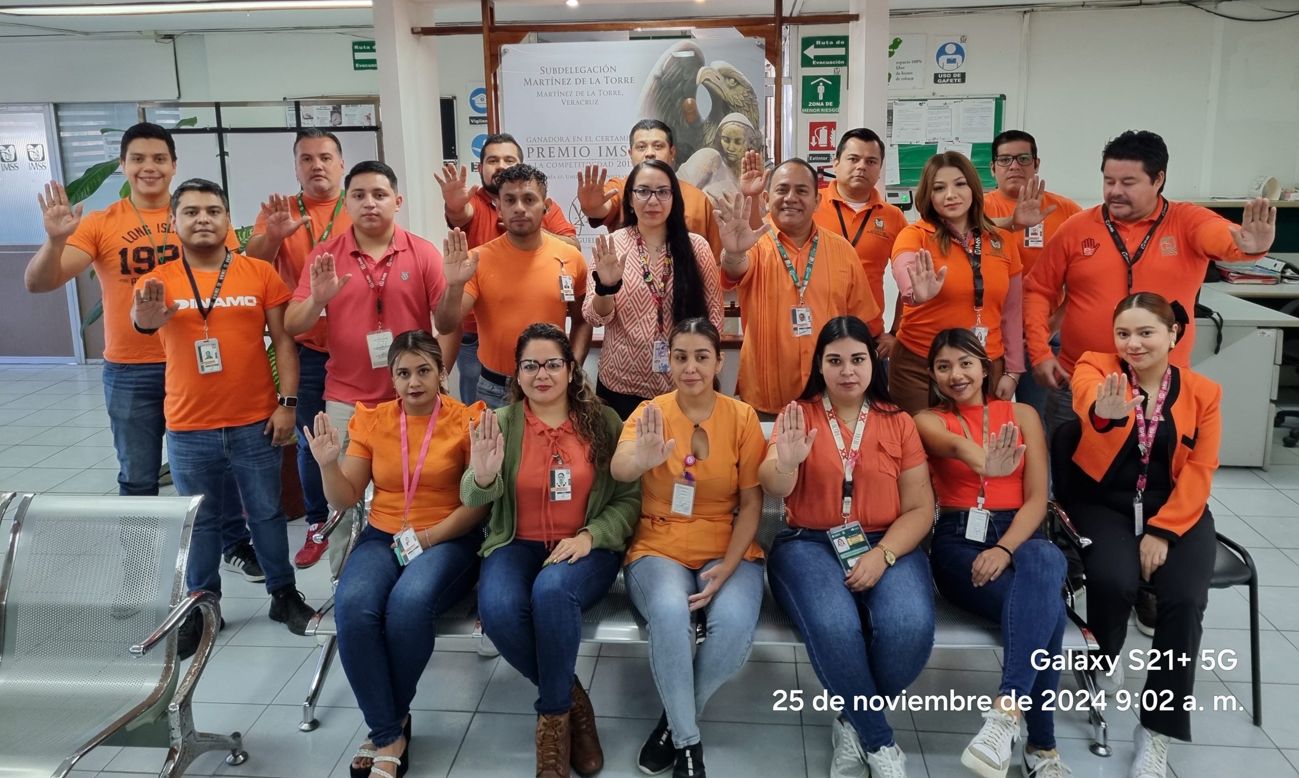 Conmemora IMSS Veracruz Norte Día Internacional de la Eliminación de la Violencia contra las Mujeres y las Niñas