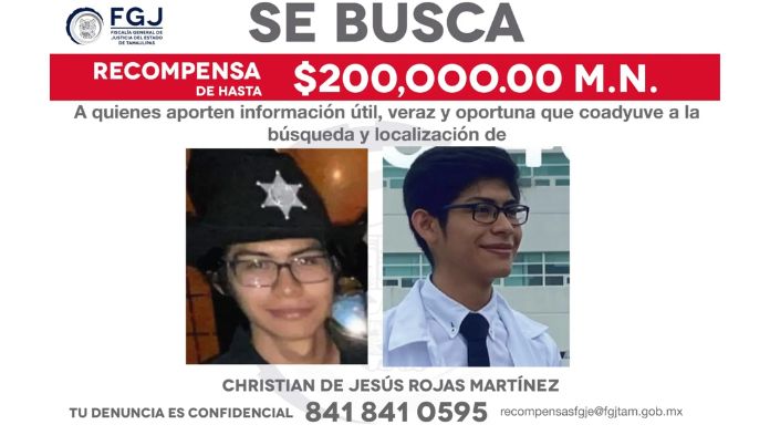 Fiscalía de Tamaulipas ofrece recompensa para dar con el presunto atacante de la joven Melanie