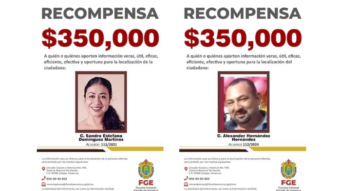 Ofrecen recompensa en Oaxaca y Veracruz a quien para localizar a activista Mixe y a su esposo