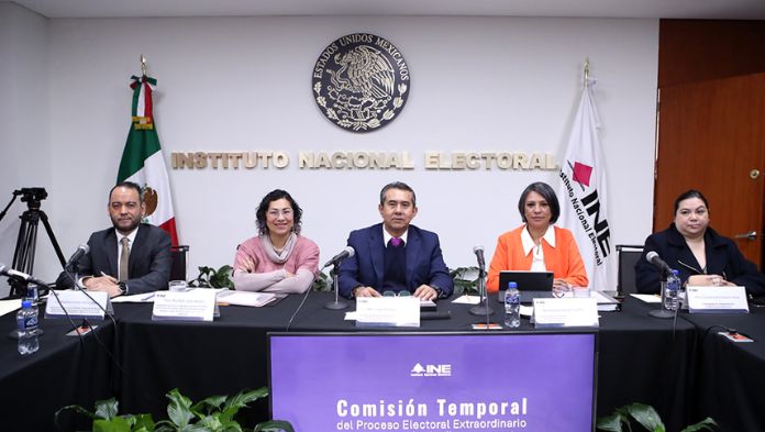 INE instala comisión temporal para organización de la elección judicial