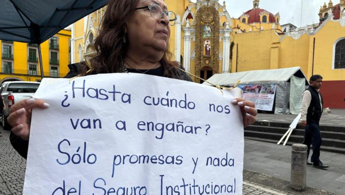 El gobernador Cuitláhuac  solo hizo una simulación, para el pago de seguros institucionales