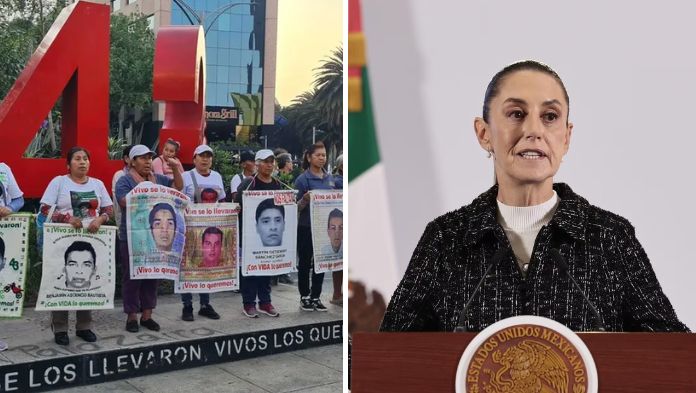 Sheinbaum convocó a reunión con padres de Ayotzinapa para el 4 de diciembre en Palacio Nacional