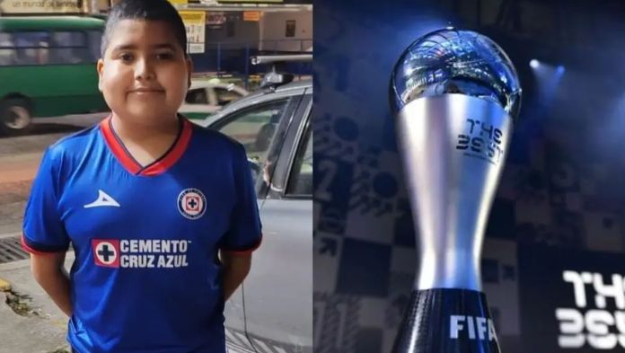 José Armando Guzmán, el pequeño aficionado de Cruz Azul, nominado al premio The Best de la FIFA