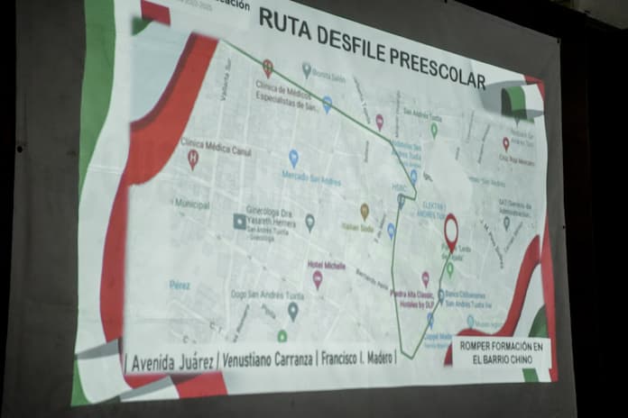 Gobierno de San Andrés Tuxtla presenta ruta del desfile del aniversario de la Revolución Mexicana