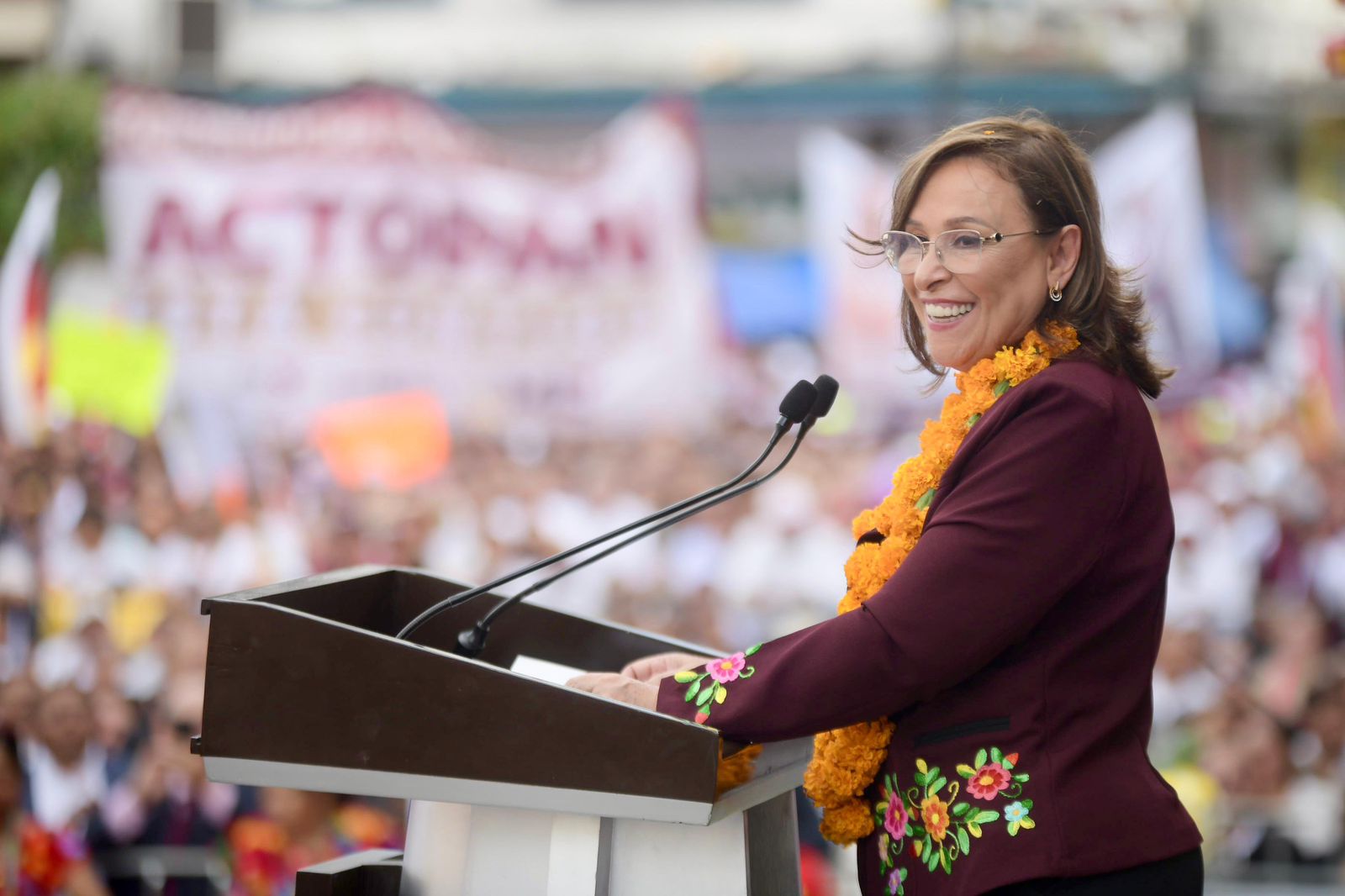 Cancela Gobernadora Rocía Nahle caseta de cobro del puente Coatzacoalcos