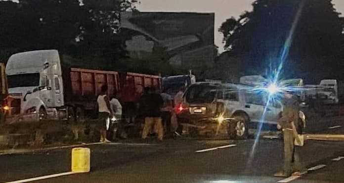 Accidente automovilístico en la carretera federal 180, entre Catemaco y San Andrés