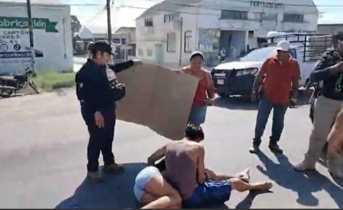 Dos les1onados en un encontronazo, en Martínez de la Torre