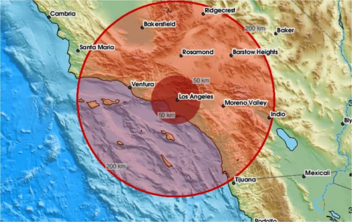 Terremoto en California: activan alerta de tsunami tras sismo de magnitud 7