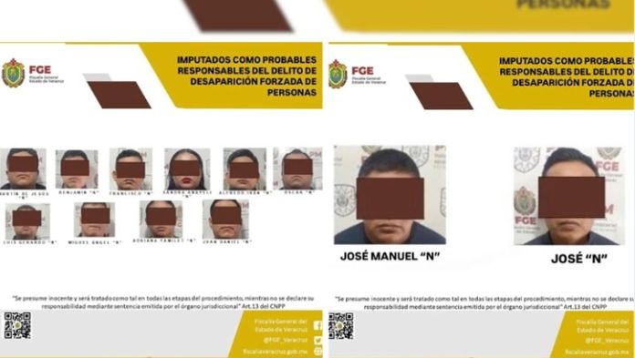 Dictan prisión preventiva a los 12 elementos de SSP Veracruz