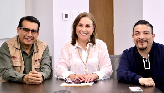 Tras señalamientos, Rocío Nahle realiza reunión con Esteban Bautista y Gómez Cazarín