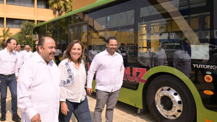 Inicia Rocío Nahle modernización del transporte público en Veracruz