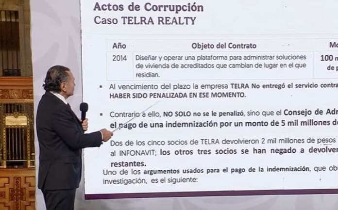 Gobierno federal exhibe red de corrupción en Infonavit