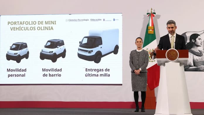 Gobierno anuncia creación de Olinia, armadora mexicana de mini vehículos eléctricos
