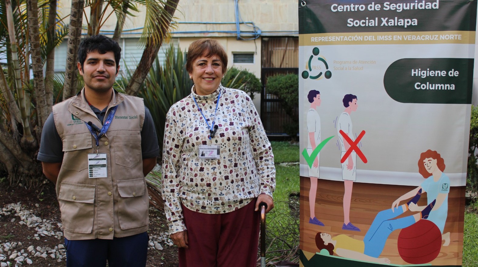 Ayuda IMSS Veracruz Norte a mejorar calidad de vida mediante taller Higiene de Columna