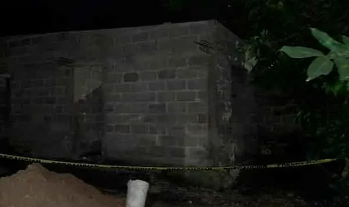 Encuentran sin v1da a masculino en una casa en construcción, en Catemaco