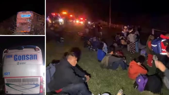 Autobús que salió de Coatzacoalcos sufre lamentable accidente; 2 personas fallecidas en carretera Victoria- Tampico