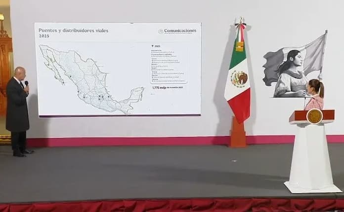 La presidenta Sheinbaum anuncia el plan carretero 2025 con inversión de 35 mil MDP