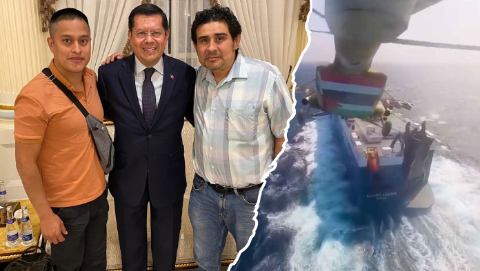 Liberan a la tripulación del buque Galaxy Leader donde estaba un veracruzano