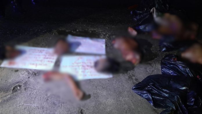 CTNG abandona cuerpos desmembrados en carretera