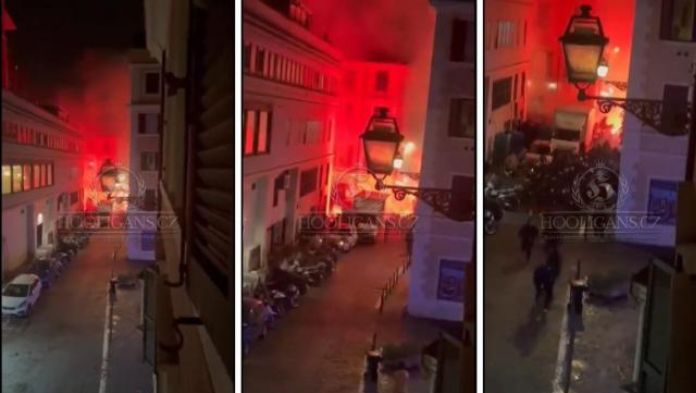 Nueve aficionados de la Real Sociedad son heridos en Roma; dos de ellos están hospitalizados
