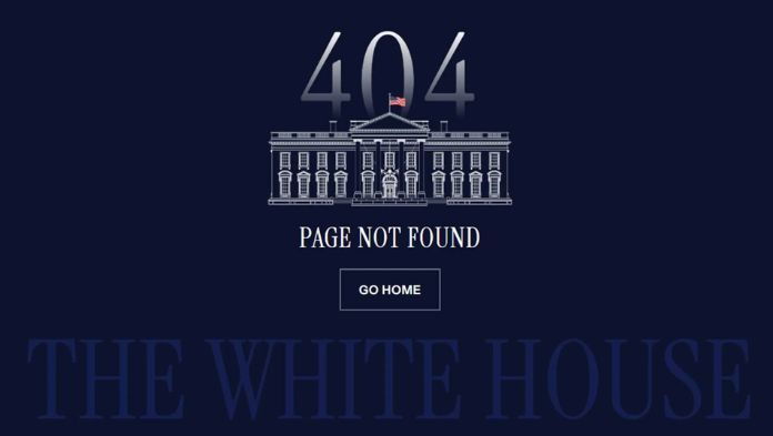 Trump cierra la página web y las redes sociales de la Casa Blanca en español