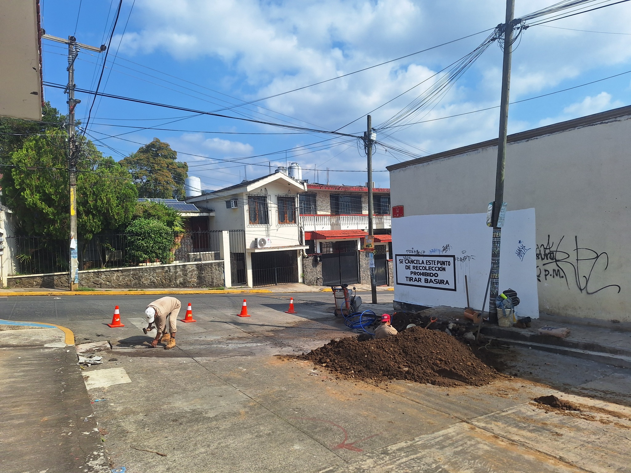 Gobierno municipal de San Andrés Tuxtla trabaja para mejorar el servicio en los hogares sanandrescanos