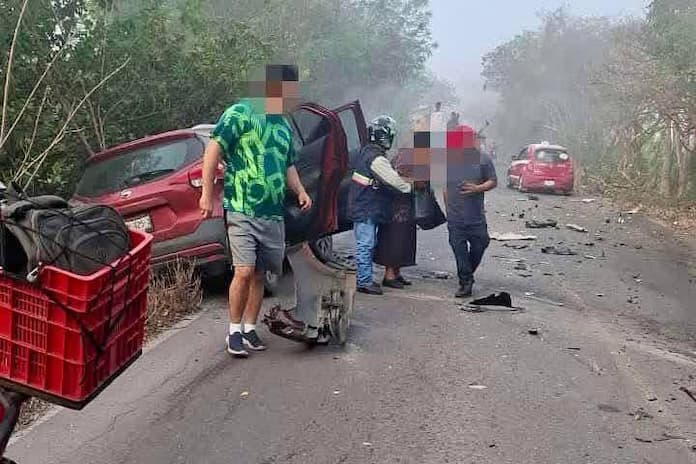 Fatal accidente deja una persona sin vida en carretera estatal Veracruz-Manlio Fabio Altamirano