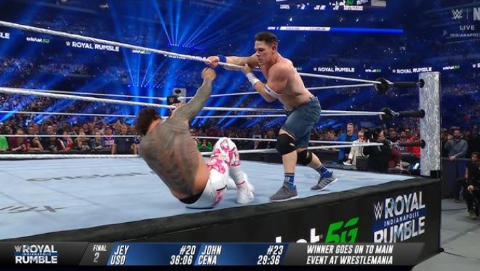John Cena regresa a la WWE y pierde el Royal Rumble 2025