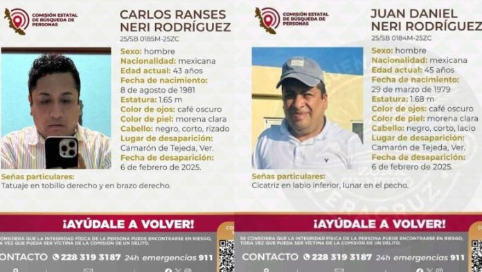 Reportan desaparición del secretario del ayuntamiento de Paso del Macho y su hermano