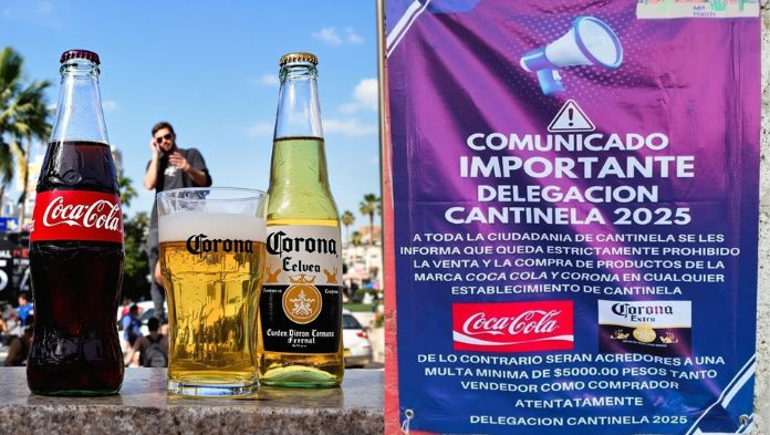 Municipio de Hidalgo prohíbe consumo de Coca Cola y Corona