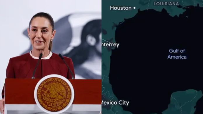 Sheinbaum anuncia posible demanda a Google por renombrar al Golfo de México