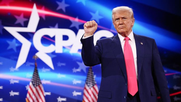 “No estoy contento con México ni con Canadá”, dice Trump sin especificar las razones