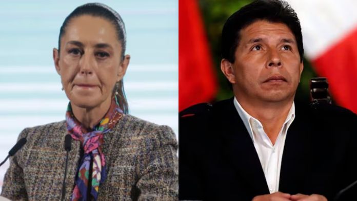 Perú acusa a Sheinbaum de violar el principio de no intervención por su apoyo a Castillo