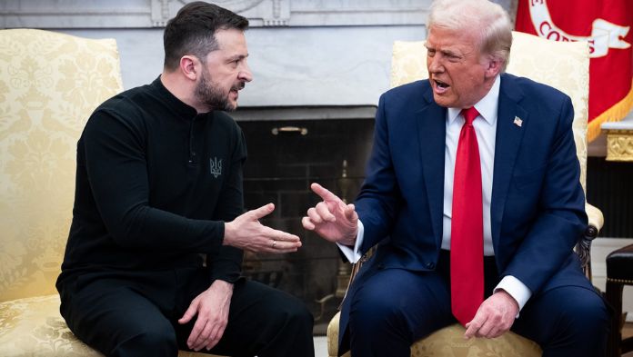 Reunión entre Trump y Zelensky termina con intensa discusión