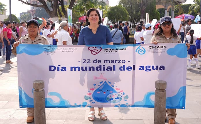 Ayuntamiento de San Andrés Tuxtla promueve concientización para el buen uso del agua
