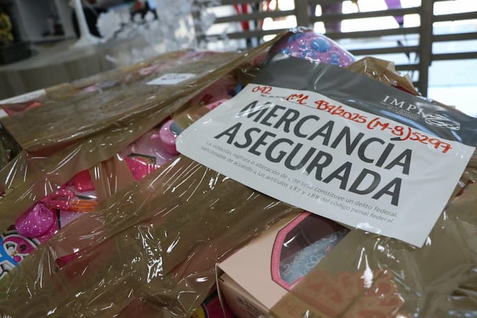Golpe a la piratería en Tulancingo: decomisan casi 3 mdp en mercancía pirata