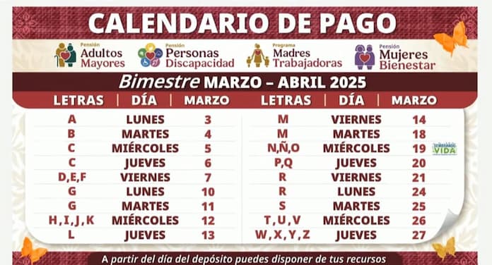 Pagarán doble la pensión del Bienestar en Veracruz; checa el calendario de pago