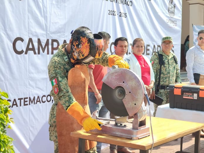 Inició en Catemaco el Programa Nacional de Canje de Armas