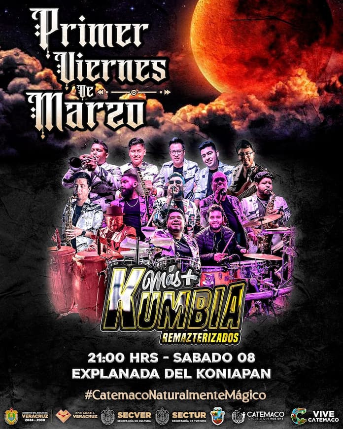 ¡El ritmo de Más Kumbia llega a Catemaco!