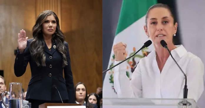 No es por aranceles, la visita de secretaria de seguridad de EU a México: Sheinbaum