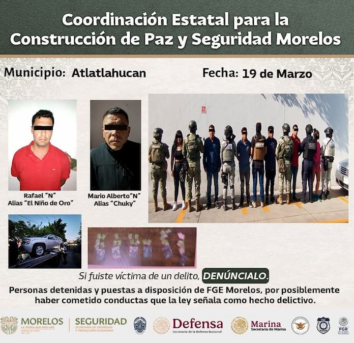 Detienen al ‘Niño de Oro’: cae segundo al mando del Cártel de Sinaloa en Morelos