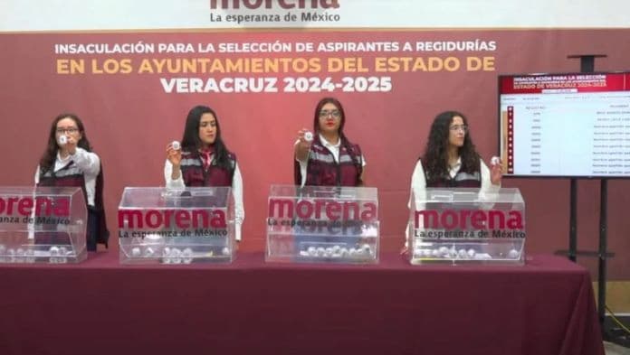 MORENA elige candidatos a regidores en Veracruz