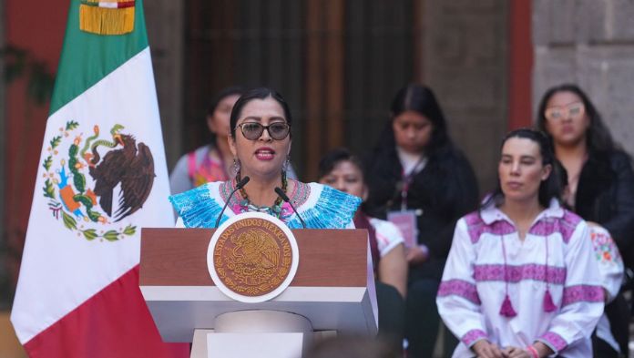 Mujeres indígenas lanzan 4 peticiones a Claudia Sheinbaum en el 8M
