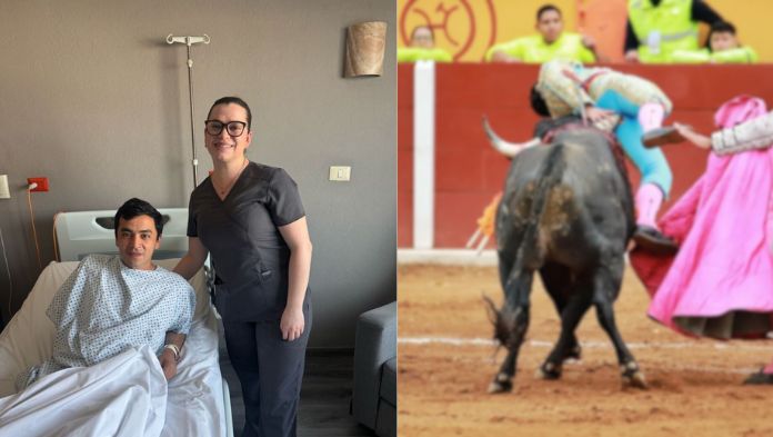 El mexicano Emilio Macías es dado de alta tras sufrir grave cornada en la región rectal