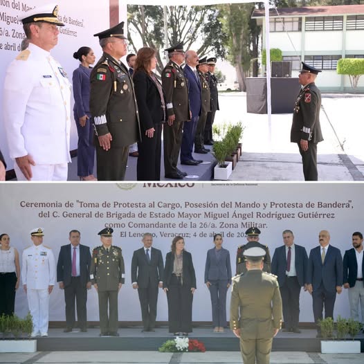 Gobernadora respalda relevo de la 26ª Zona Militar