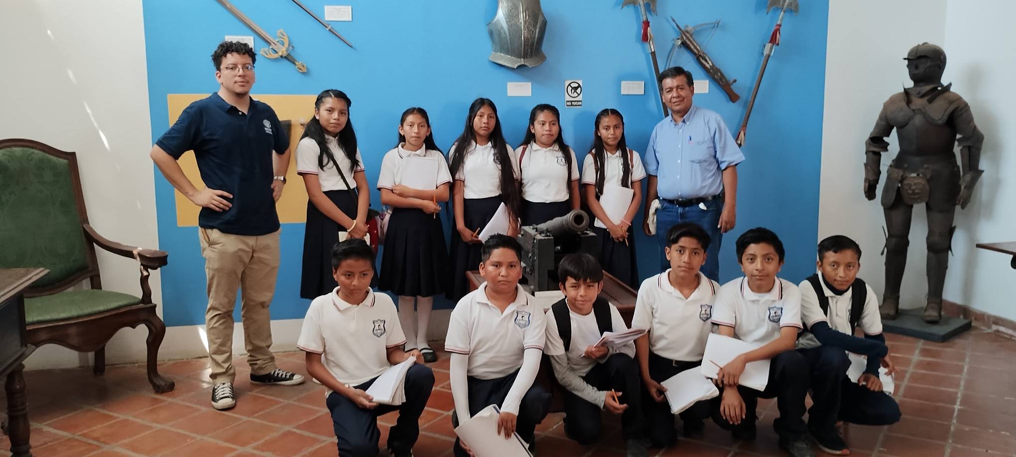 Instituciones educativas de Santiago Tuxtla continúan Museo Tuxteco