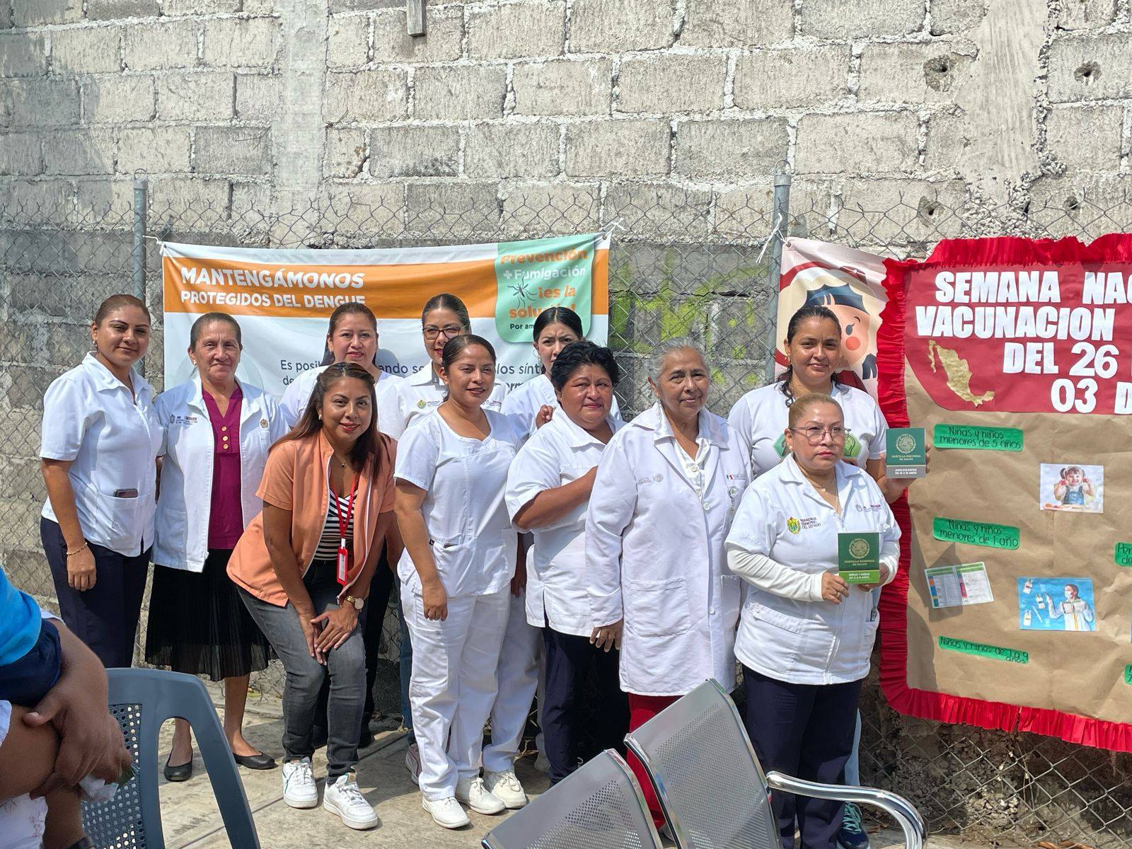 Inicio Semana Nacional de Vacunación 2025 en Santiago Tuxtla
