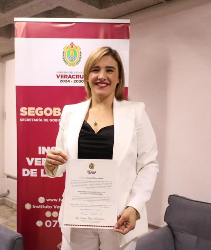 Gobernadora Rocío Nahle designa a Zaira Fabiola del Toro nueva titular del IVM