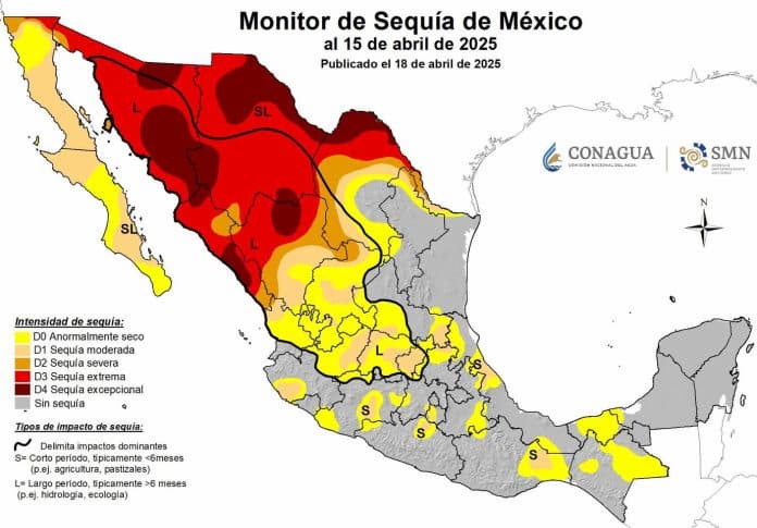 En el estado de Veracruz hay 22 municipios con sequía moderada: Conagua