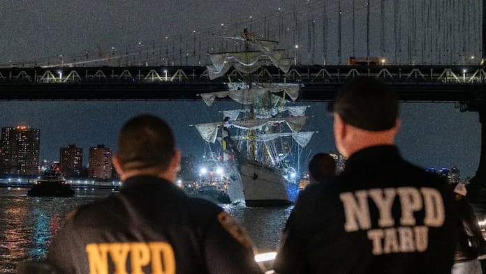 Indagan maniobra de remolcador que apoyaba al Buque Cuauhtémoc antes del accidente en EU